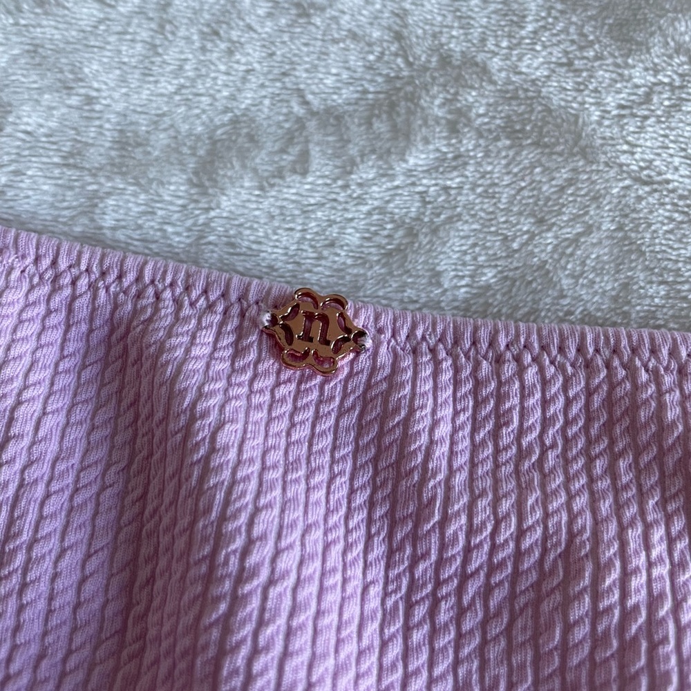 Pink bikini bottom